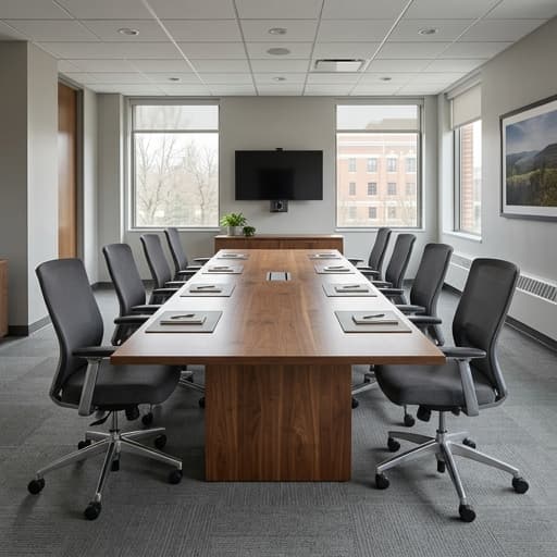 社区活动会议桌椅套装